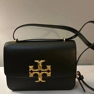 Tory Burch Elegant Black Crossbody with Gold Accent🍁🍁
